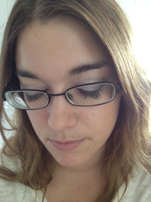 portrait yeux fermés