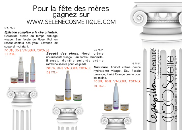 concours Sélène Cosmétique Naturelle