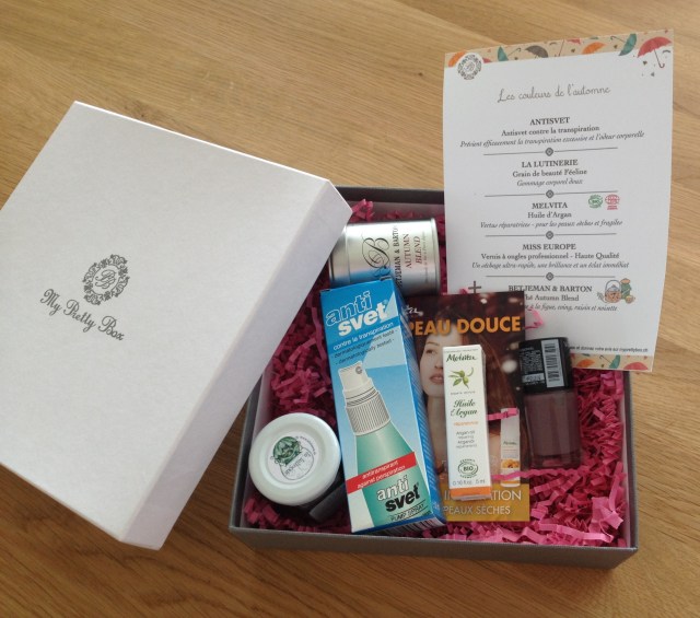 pretty box automne 2013