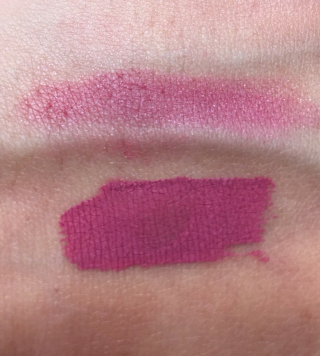 en haut : SexMachine NARS en bas: Doll Parts JeffreeStar